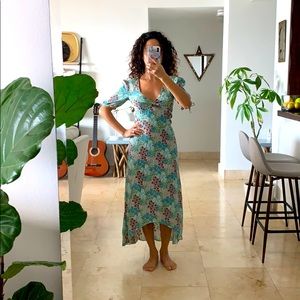 Intermix Floral Maxi Dress